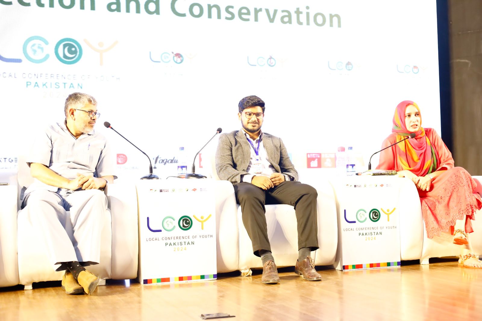 A track panel at LCOY Pakistan 2024